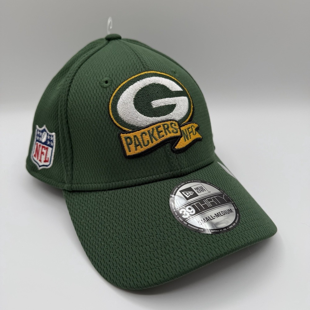 New‎ Era 39Thirty Green Bay Packers 2022 Sideline Hat Cap Sz S/M Stretch Fit NFL